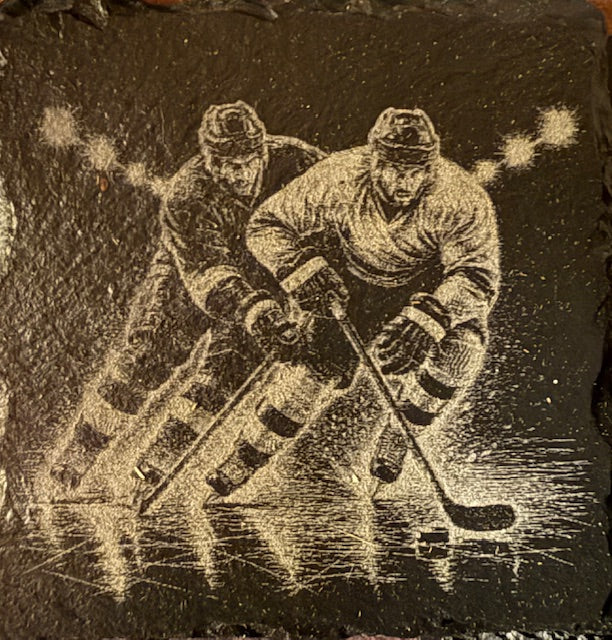 Hockey Coasters — Set of 4