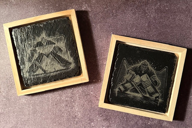Hockey Coasters — Set of 4