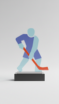 Hockey Coasters — Set of 4
